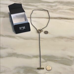 Ermine NY toggle chain Silver and gold Necklace